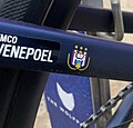 Evenepoel zet logo Anderlecht op LBL-fiets