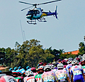 Laagvliegende helikopter zorgt voor catastrofe in finale Vuelta 🎥