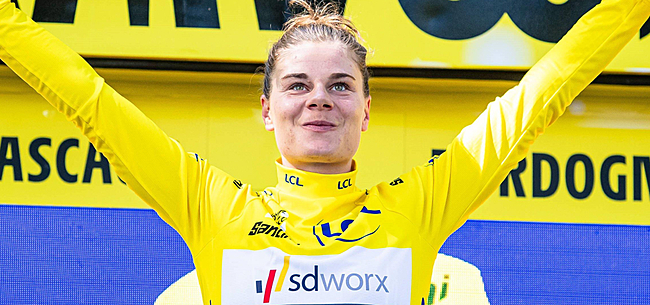 Ploegleider Lotte Kopecky uit Tour de France Femmes gezet
