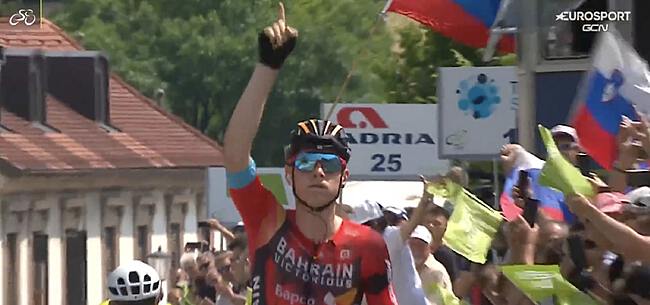 Mohoric eert ploegmakker Gino Mäder met ritzege in Ronde van Slovenië