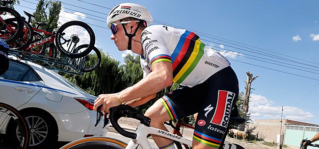 Evenepoel verbaasd na Vuelta a San Juan: 'Hij rijdt tot hij erbij neervalt'