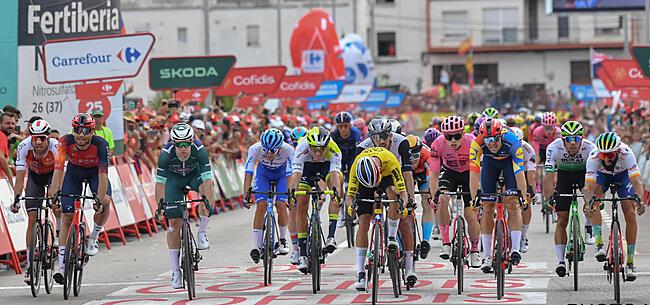 Politie arresteert man die sprintend peloton in Vuelta ten val wilde brengen